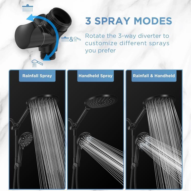 No. 8 - MakeFit 21-mode Dual Handheld Shower Head Combo - 5