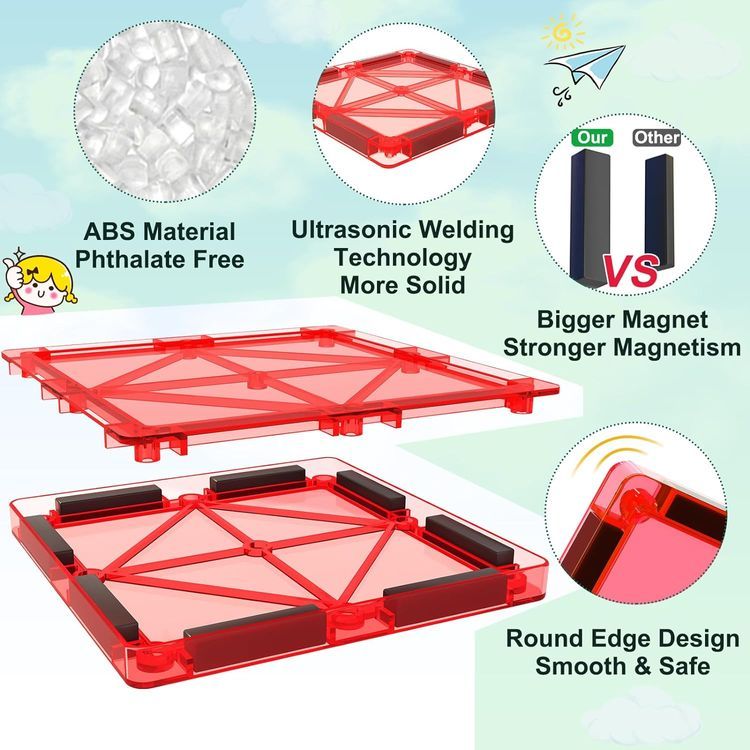 No. 7 - Magnetic Tiles Building Set - 3