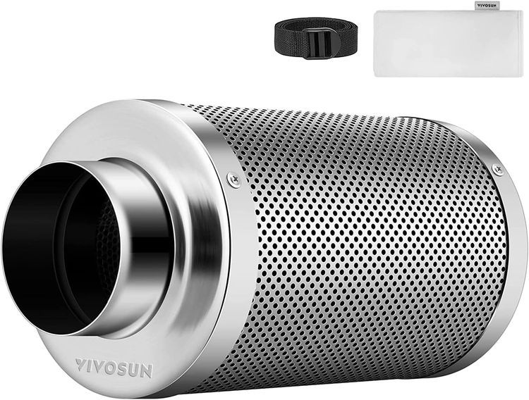 No. 6 - VIVOSUN 4 Inch Air Carbon Filter - 1