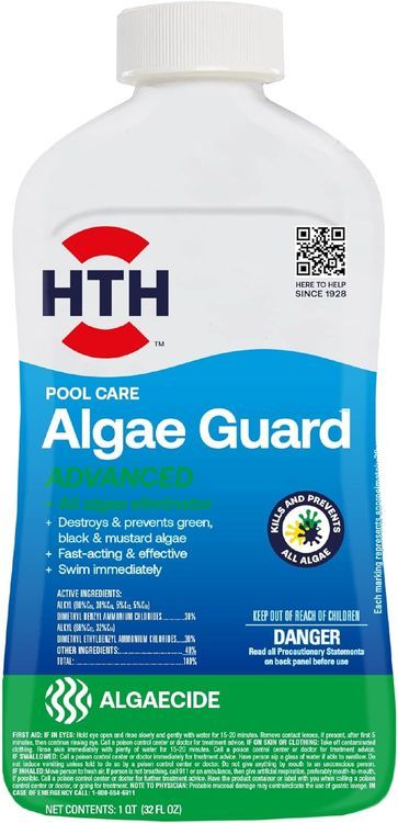 No. 6 - HTH 67084 Swimming Pool Care Algae Guard Advanced - 1