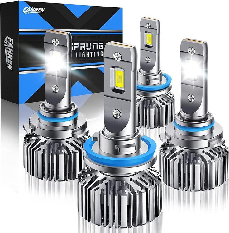 No. 2 - Fahren H11/H9/H8 Low Beam 9005/HB3 High Beam LED Headlight Bulbs Combo - 1