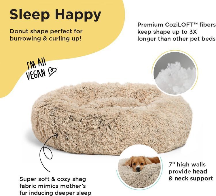 No. 2 - Best Friends by Sheri The Original Calming Donut Cat and Dog Bed - 2