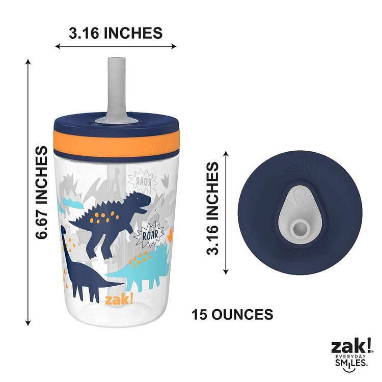 No. 3 - Zak Designs Kelso Toddler Cups - 5