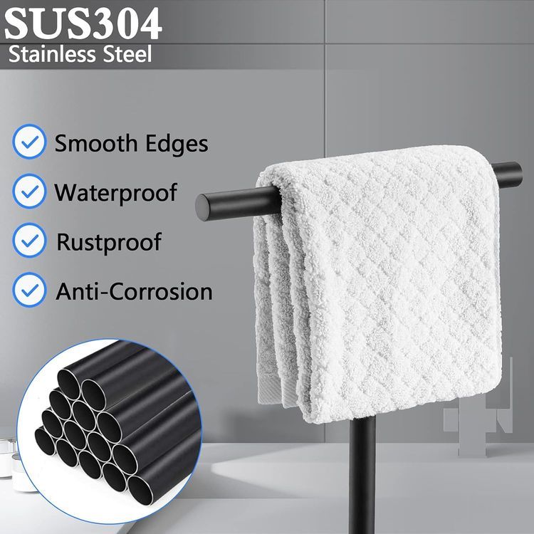 No. 7 - Pynsseu Bath Hand Towel Holder Standing - 2