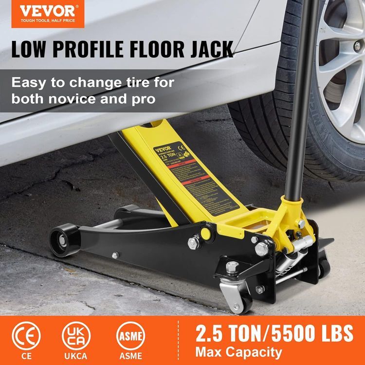 No. 8 - VEVOR 2.5 Ton Low Profile Floor Jack - 2