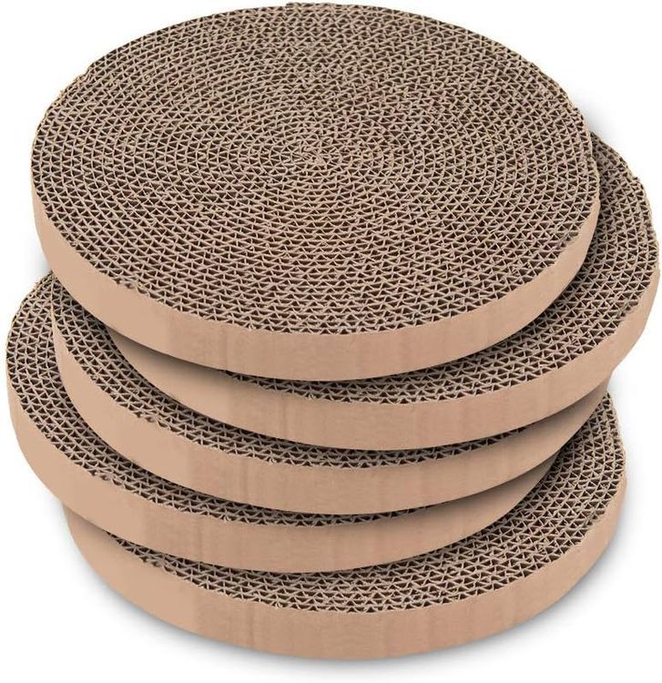 No. 7 - Best Pet Supplies Scratch and Spin Cat Scratcher Replacement Pads - 1