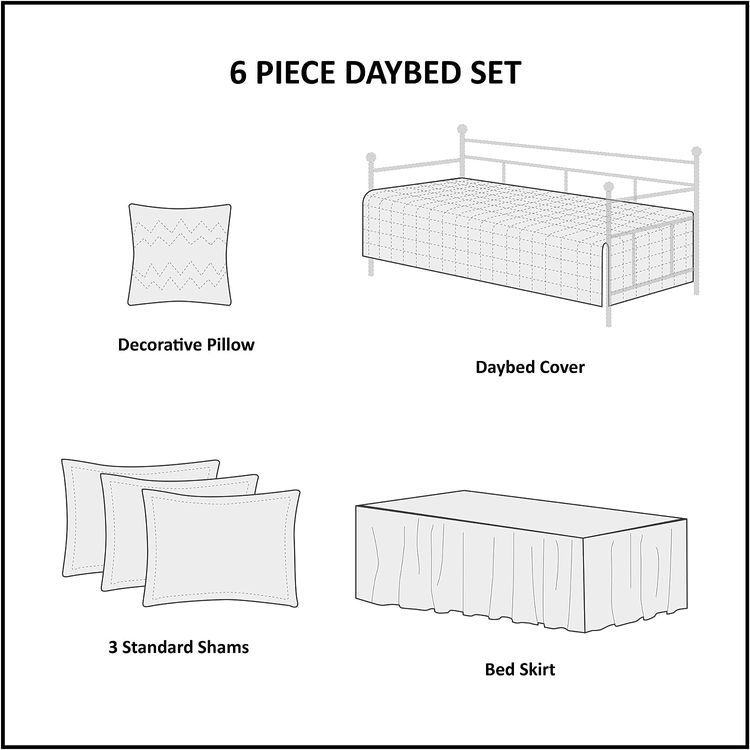 No. 8 - Madison Park Daybed Cover Set - 5