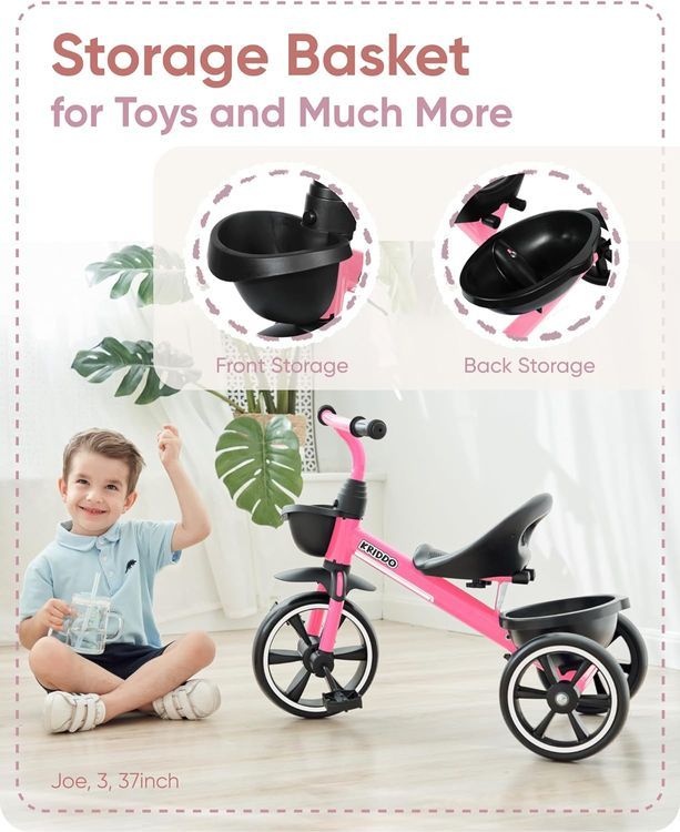 No. 2 - KRIDDO Kids Tricycle - 4