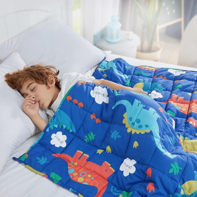 No. 4 - HOSUKKO Weighted Blanket for Kids - 1