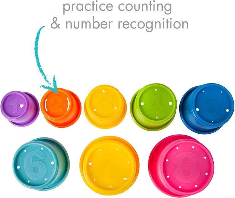 No. 5 - The First Years Stack & Count Stacking Cups - 5