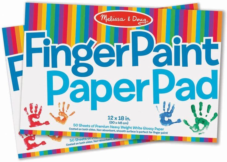 No. 6 - Melissa & Doug Finger-Paint Paper Pad - 1