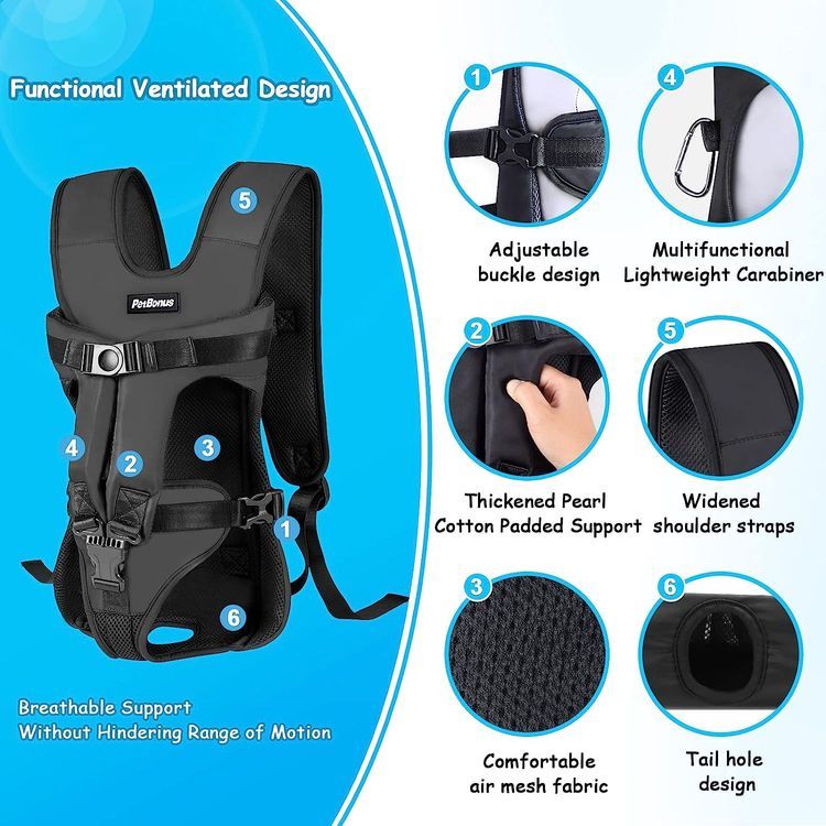 No. 8 - Pet Front Dog Carrier Backpacks - 2