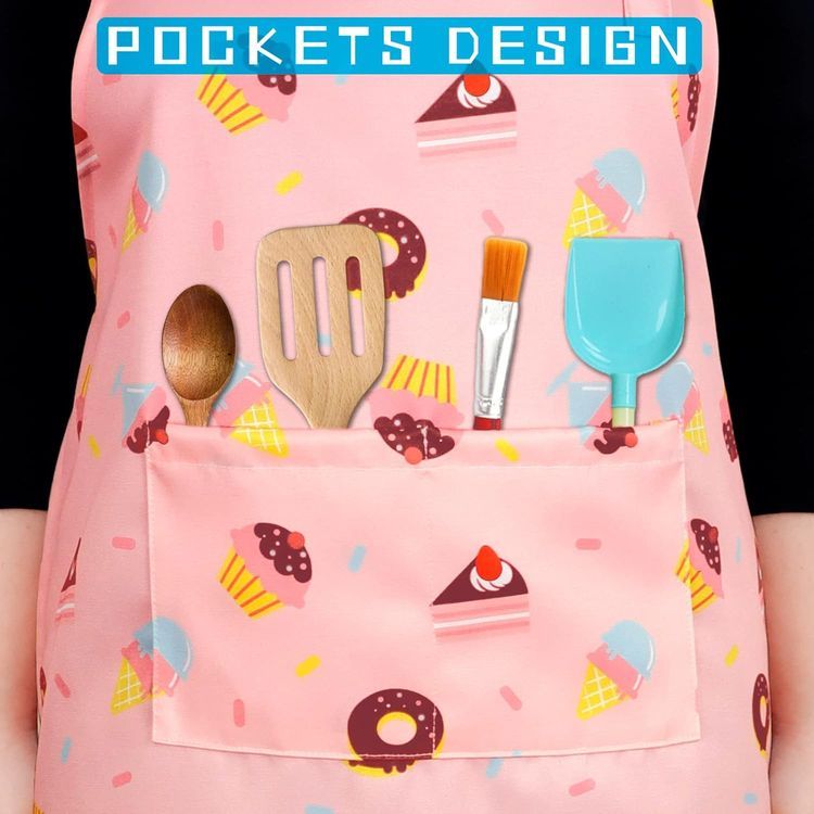 No. 5 - DEABOLAR Kids Aprons - 5