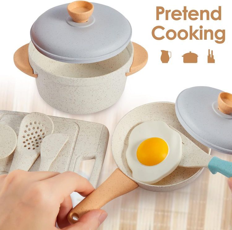 No. 4 - Pretend Play Toy Cookware Set - 3