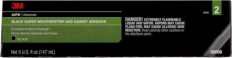 No. 10 - 3M Black Super Weatherstrip and Gasket Adhesive - 2