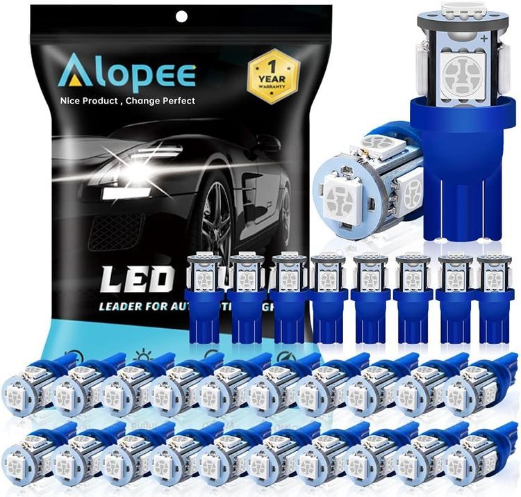 No. 2 - Alopee 194 Blue LED Bulbs - 1