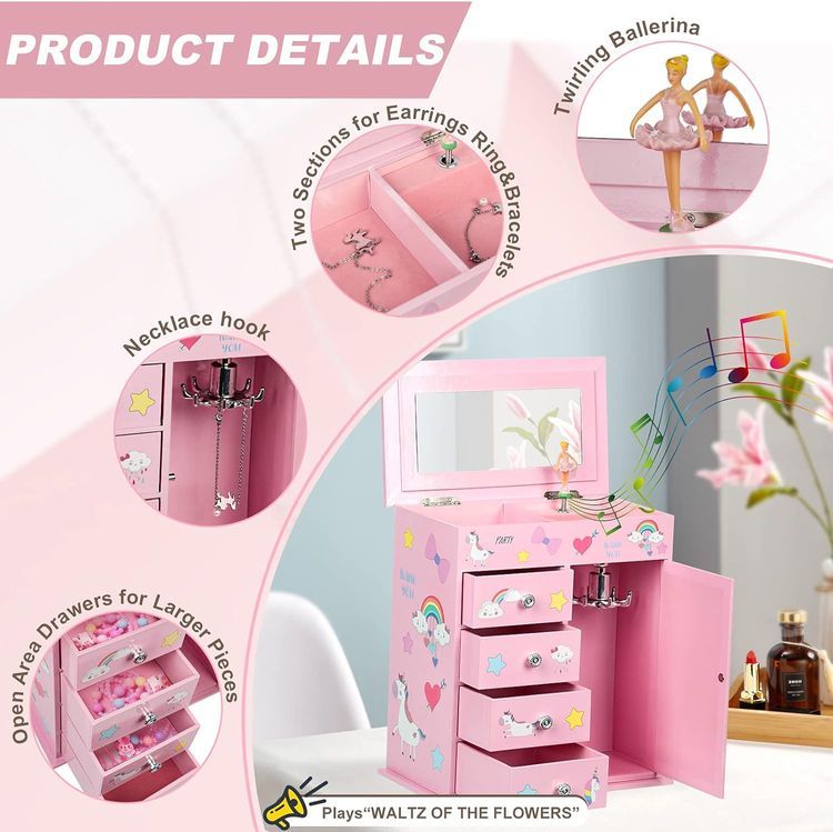 No. 9 - efubaby Children's Jewelry Box - 3