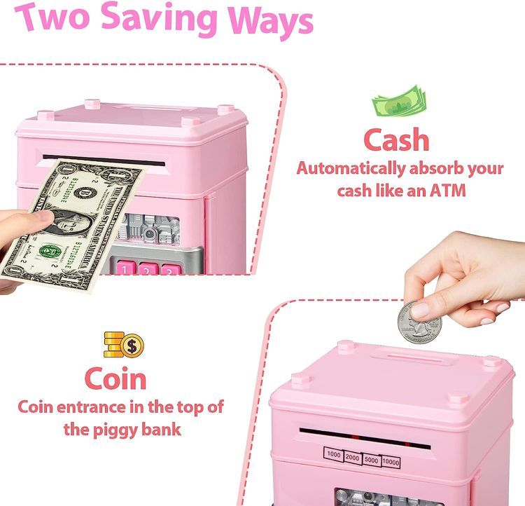 No. 4 - Cute Piggy Bank for Girls - 4