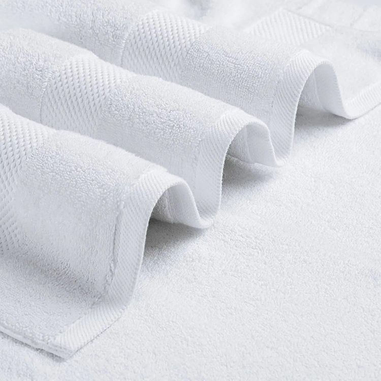 No. 9 - White Classic Bath Towel Set - 2