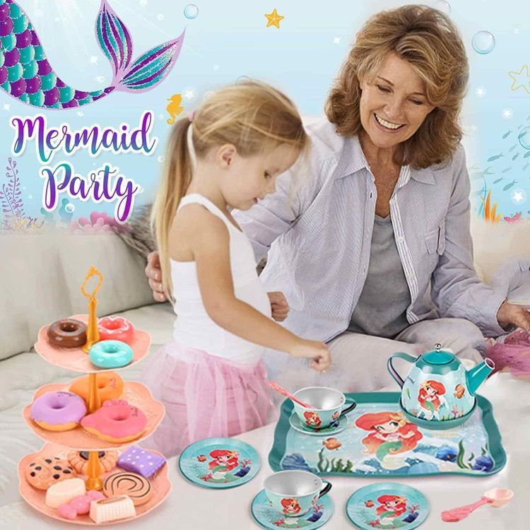 No. 4 - 48-Piece Mermaid Tea Party Set - 2