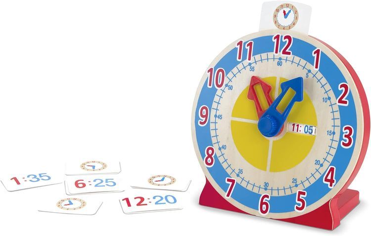 No. 9 - Melissa & Doug Turn & Tell Wooden Clock - 1