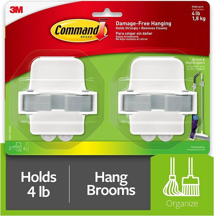 No. 1 - Command Broom and Mop Grippers - 1