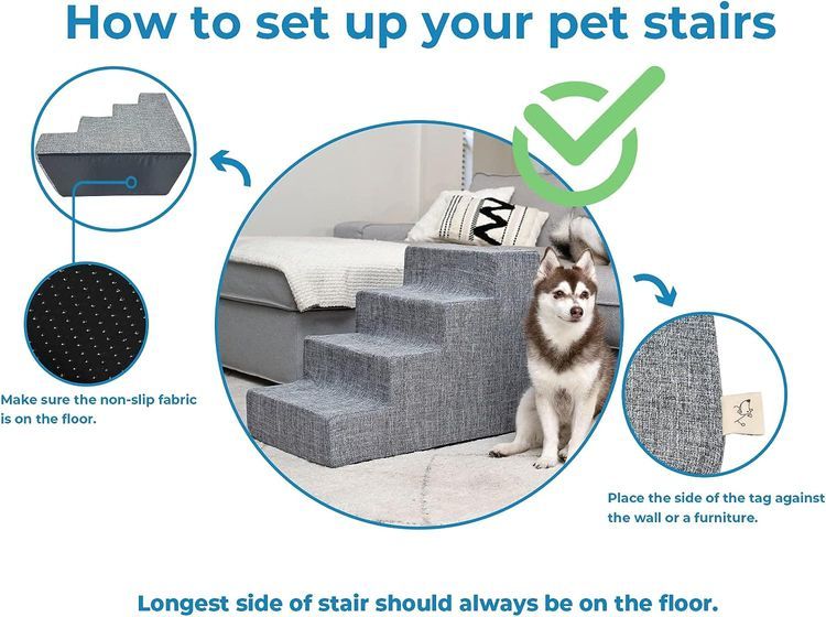 No. 2 - Foam Pet Steps for Small Dogs and Cats - 5