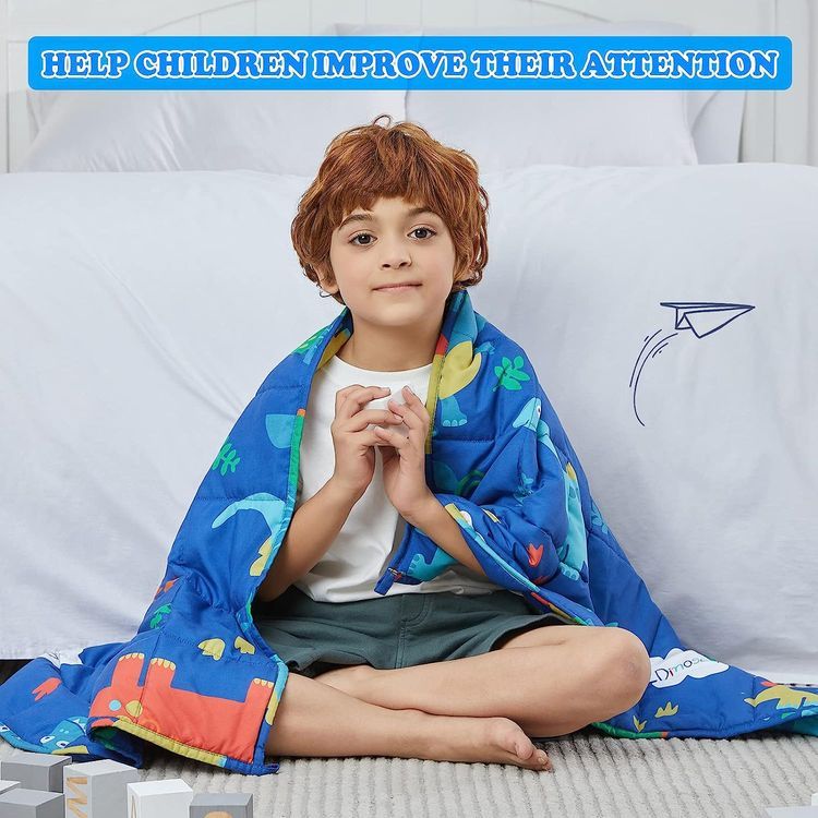 No. 4 - HOSUKKO Weighted Blanket for Kids - 2