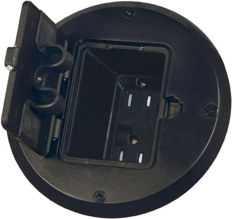 No. 9 - Hubbell Raco 6239BK Floor Kit - 2