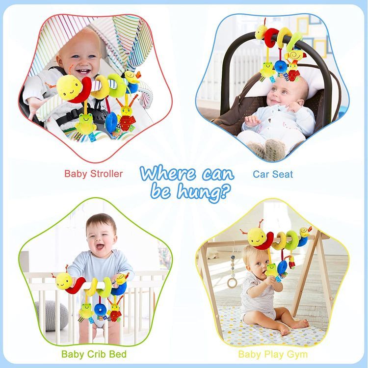 No. 6 - Baby Crib Hanging Rattles Toys - 3