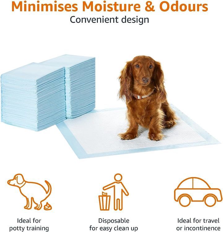 No. 3 - Amazon Basics Dog and Puppy Pee Pads - 3