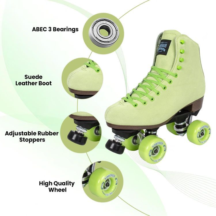 No. 5 - Sure-Grip Boardwalk Unisex Outdoor Roller Skates - 4