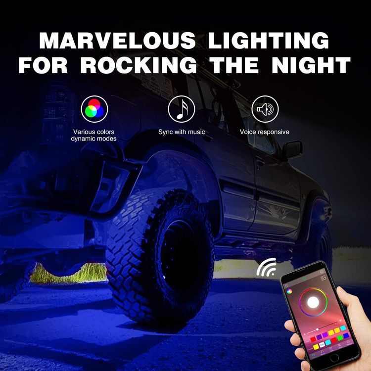 No. 6 - Nilight RGB LED Rock Lights - 2