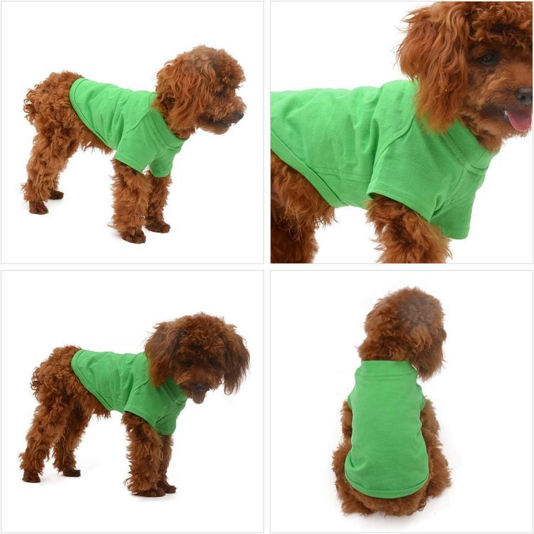 No. 4 - Lovelonglong Pet Clothing Dog Costumes Basic Blank T-Shirt Tee Shirts - 4