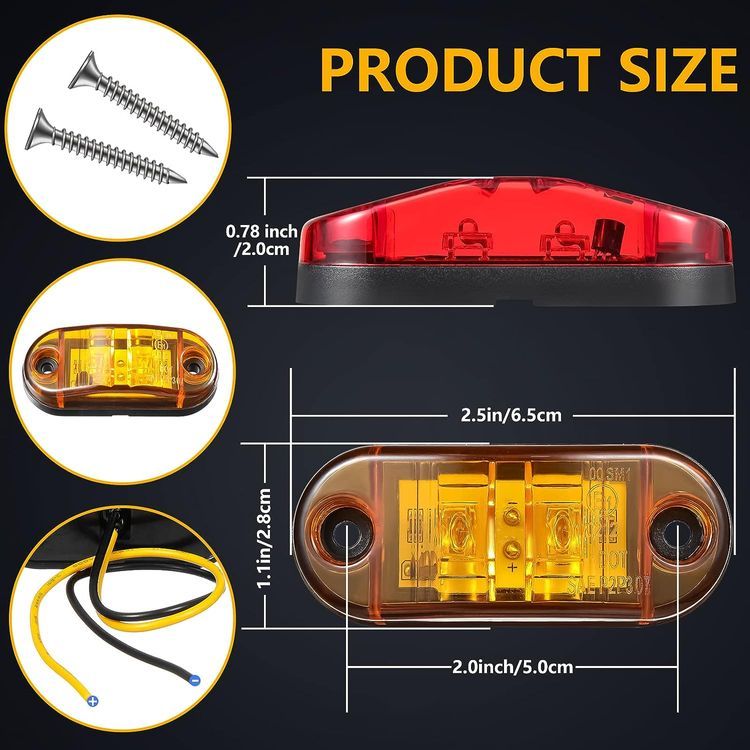 No. 4 - Tallew LED Trailer Marker Lights - 2