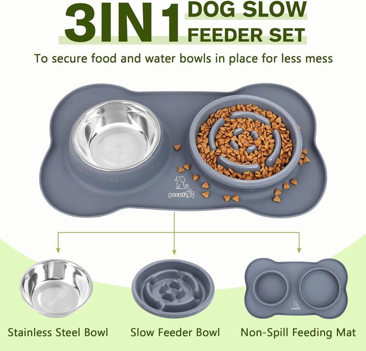 No. 7 - Pecute Slow Feeder Dog Bowls - 2