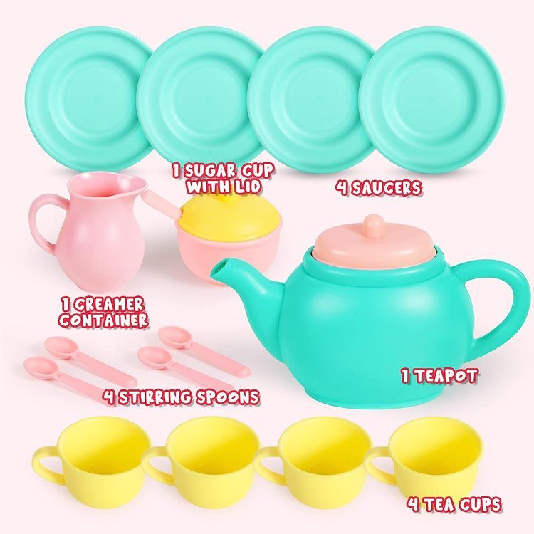 No. 9 - JOYIN Pretend Play Tea Party Set - 2