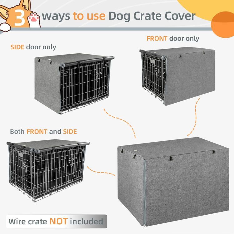 No. 7 - Seiyierr Dog Crate Cover - 4