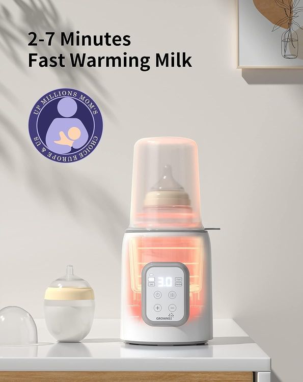 No. 3 - GROWNSY 8-in-1 Fast Bottle Warmer - 2