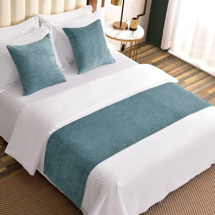 No. 2 - AMBERIS Bed Runner Blue - 1