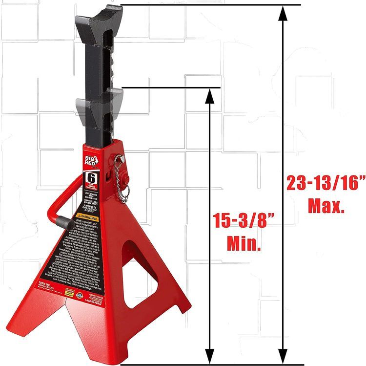 No. 5 - BIG RED T46002A Torin Steel Jack Stands - 2