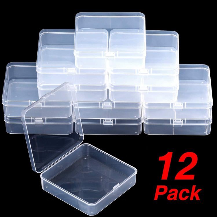 No. 6 - Satinior Clear Plastic Hinged Containers - 4