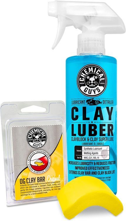 No. 2 - Chemical Guys CLY_113 OG Clay Bar & Lubber Synthetic Lubricant Kit - 1