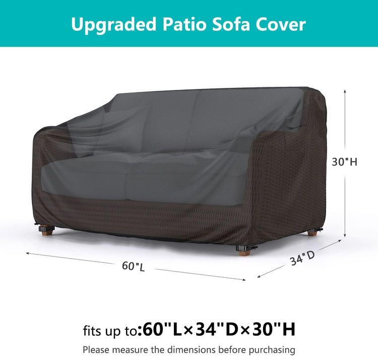 No. 6 - BROSYDA Patio Sofa Cover Waterproof - 2