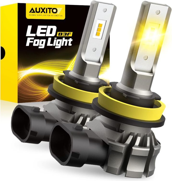 No. 2 - AUXITO H11 LED Fog Light Bulbs - 1