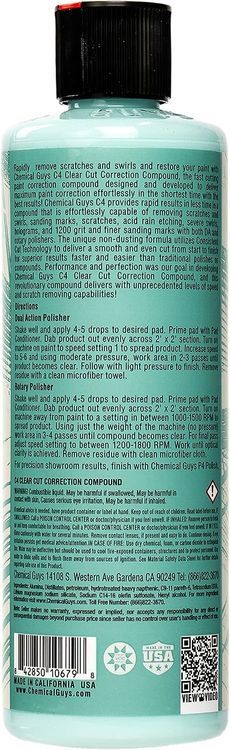 No. 10 - Chemical Guys C4 Clear Cut Correction Compound - 2