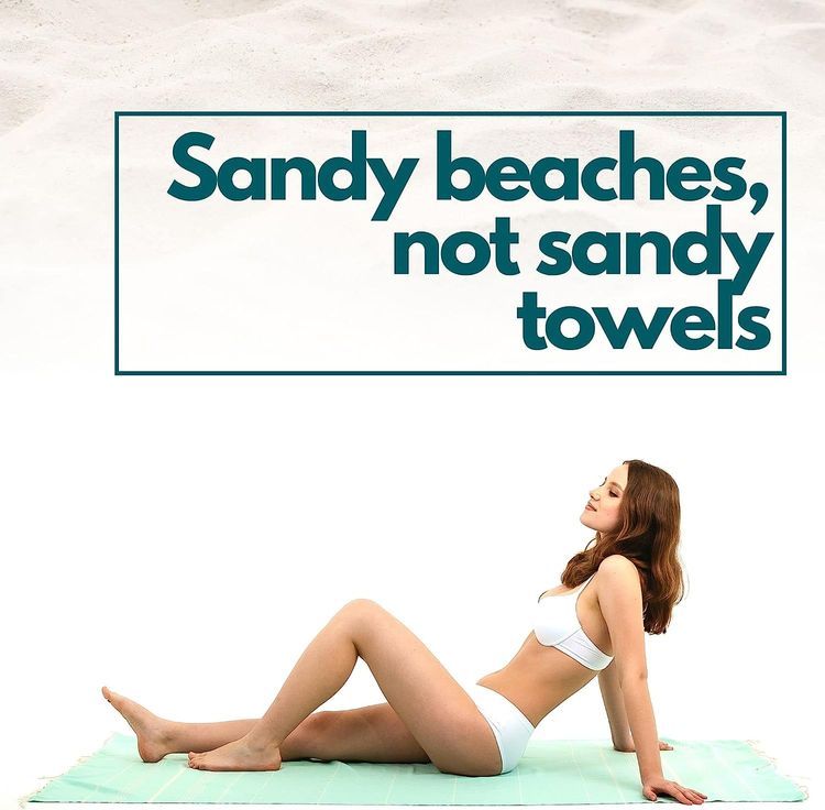 No. 2 - PAMUKLU Cotton Oversized Beach Towel - 4