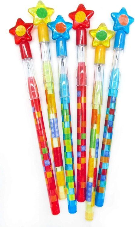 No. 9 - TINYMILLS 24 Building Block Brick Stacking Pencils - 2