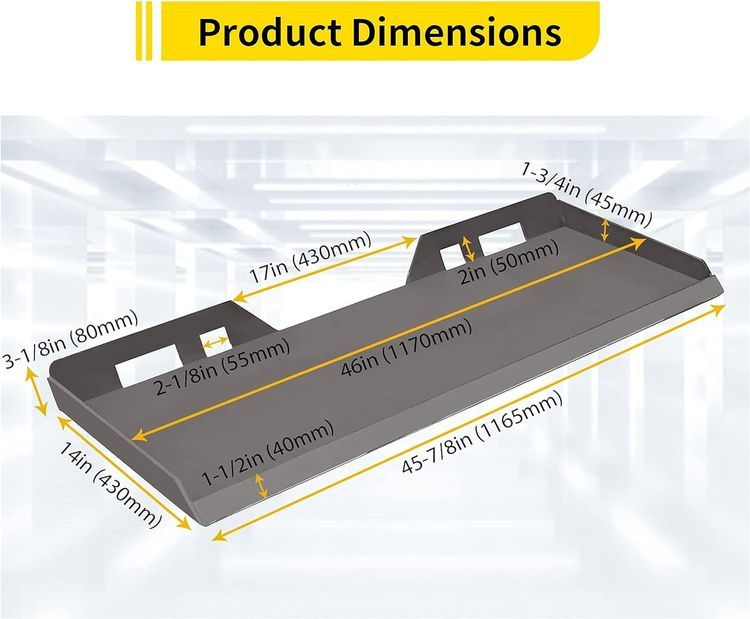 No. 2 - Skid Steer Mount Plate Quick Tach Attachment Loader Plate - 5