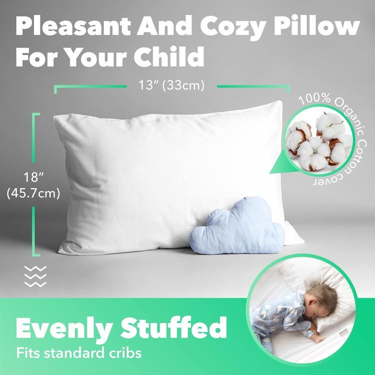 No. 6 - Celeep Polyester Toddler Pillows Set - 3